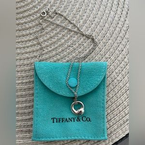 Tiffany - Elsa Peretti silver circle necklace